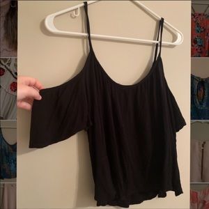 Black Flowy Top